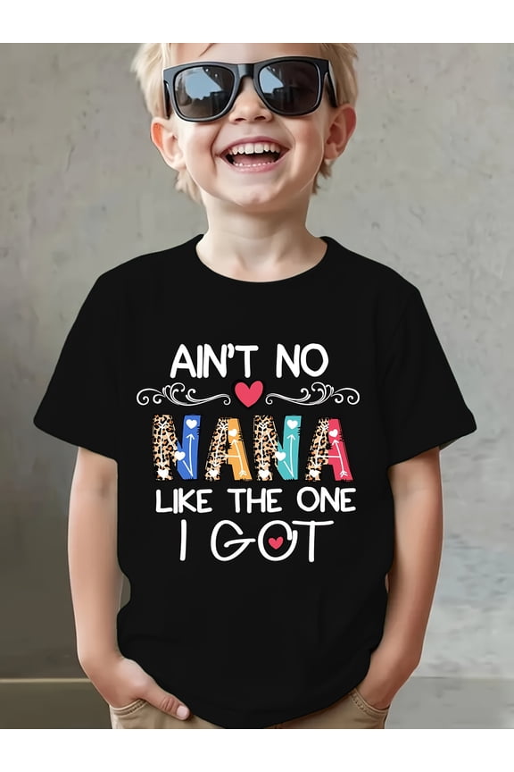 item picture summer fashion boys short sleeve t shirt no like the one letter element top ny dx4826