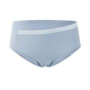 itsun Summer Savings Clearance 2024! Maternity Underwear, Women's Fashion Breathable Soft Stretch Panties Pregnant Underwear Blue XL