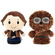 itty bittys Solo A Star Wars Story Han Solo and Chewbacca Stuffed Animals, Set of 2 Itty Bittys Movies TV; Sci-Fi