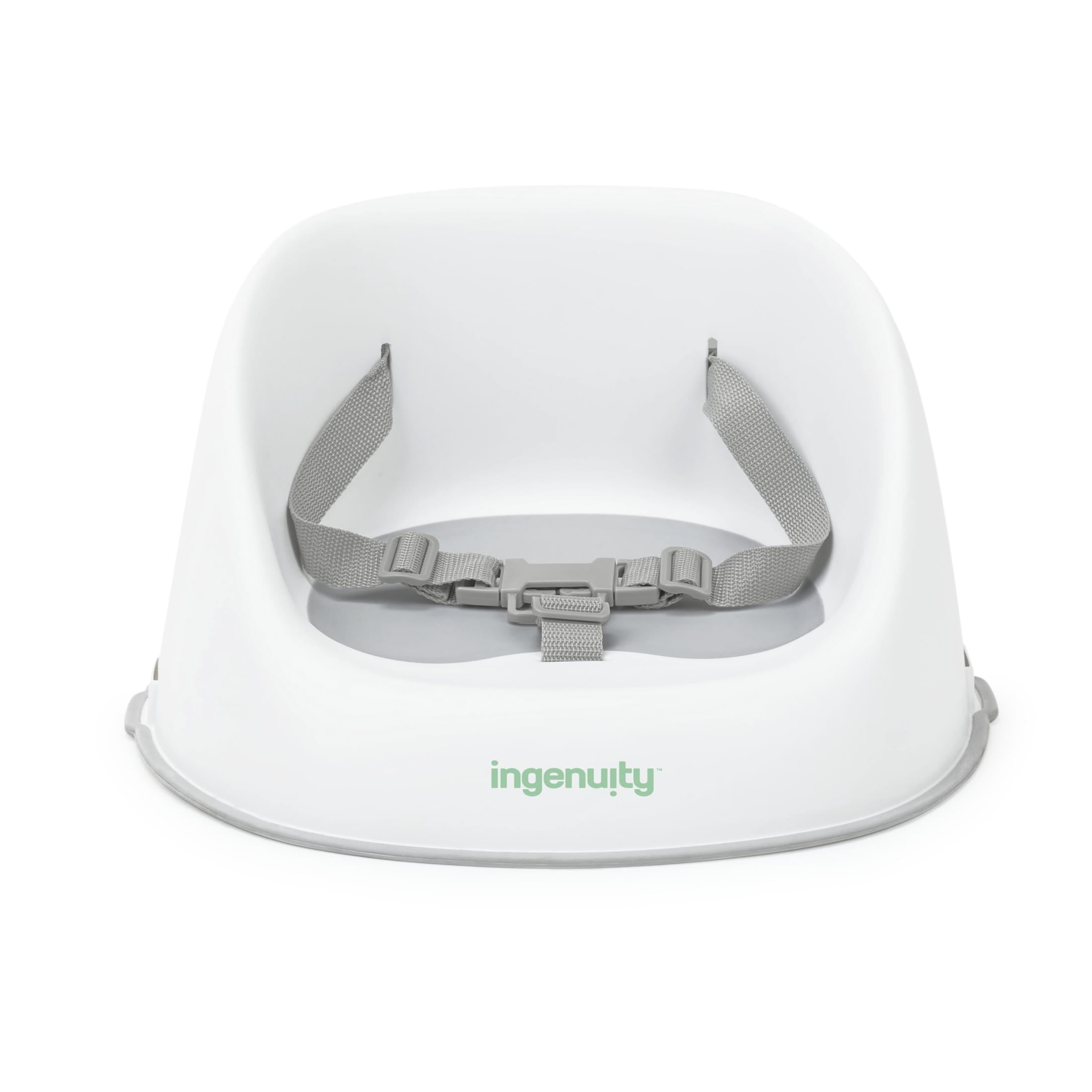 ity by Ingenuity Simplicity Seat Easy-Clean Baby Booster Seat Feeding Chair - Grey