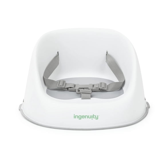 ity by Ingenuity Simplicity Seat Easy-Clean Baby Booster Seat Feeding Chair - Grey
