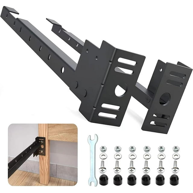iuhome Bed Frame Footboard Extension Brackets Set Attachment Kit