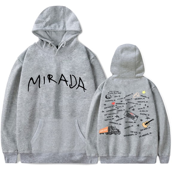 ivan cornejo merch 2025 Miradas Tour Hooded Drawstring Pocket Sweatshirt Men/women pop music Pullover