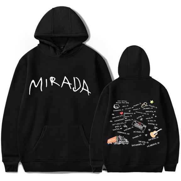 ivan cornejo merch 2025 Miradas Tour Hooded Drawstring Pocket Sweatshirt Men/women pop music Pullover