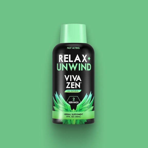 ivazen Relax & Unwind Shot, Kava Herbal Supplement Blend, 36 Bottles, 1.9 fl oz, 2 Servings Per Bottle