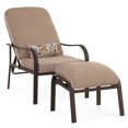 thumbnail image 1 of ivinta Outdoor Lounge Chair with Cushions, Pillow, Large Patio Chair, Beige, 1 of 8