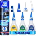 thumbnail image 1 of ixirpro CA Glue & Accelerator Kit-12x1.75 oz(Thin, Medium, Thick)+16.9 oz Fast Drying&nbsp;Accelerator, 1 of 2
