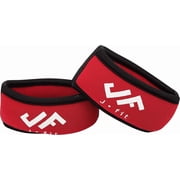 j/fit 1lb Soft Neoprene Red Ankle Weights Pack 2