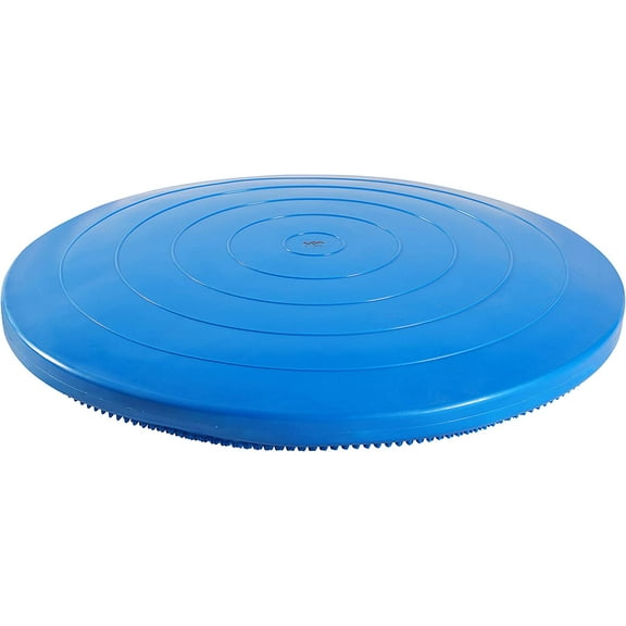 JFIT Inflatable Balance Disc - 13" or 26" Large Wobble Cushion Trainer - Durable Exercise Balance Pad for Coordination, Stability, and Core - Home, Gym, and Pet Training