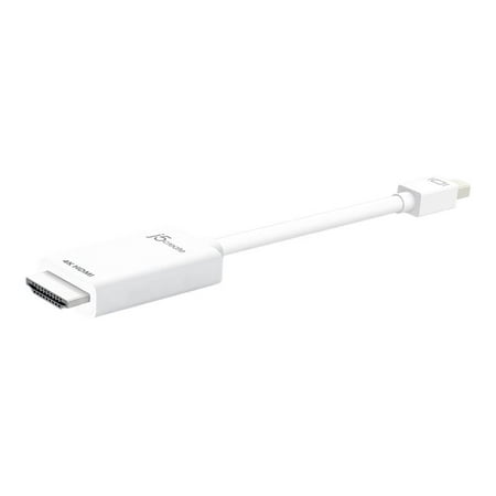 j5create - Mini DisplayPort to 4K HDMI Cable - White