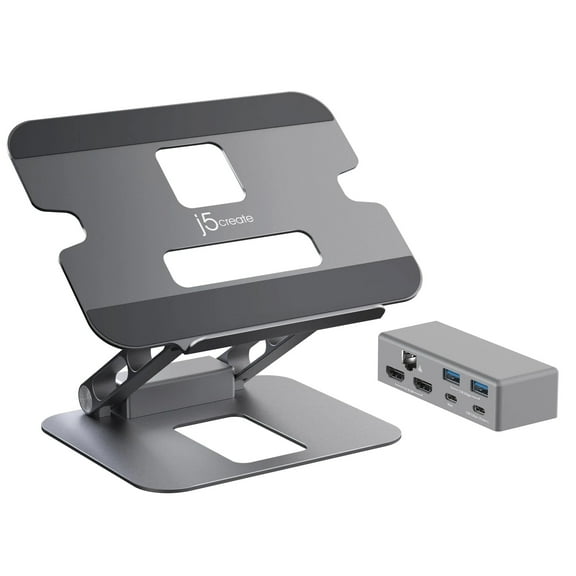 j5create Multi-Angle Dual HDMI Docking Stand, JTS427