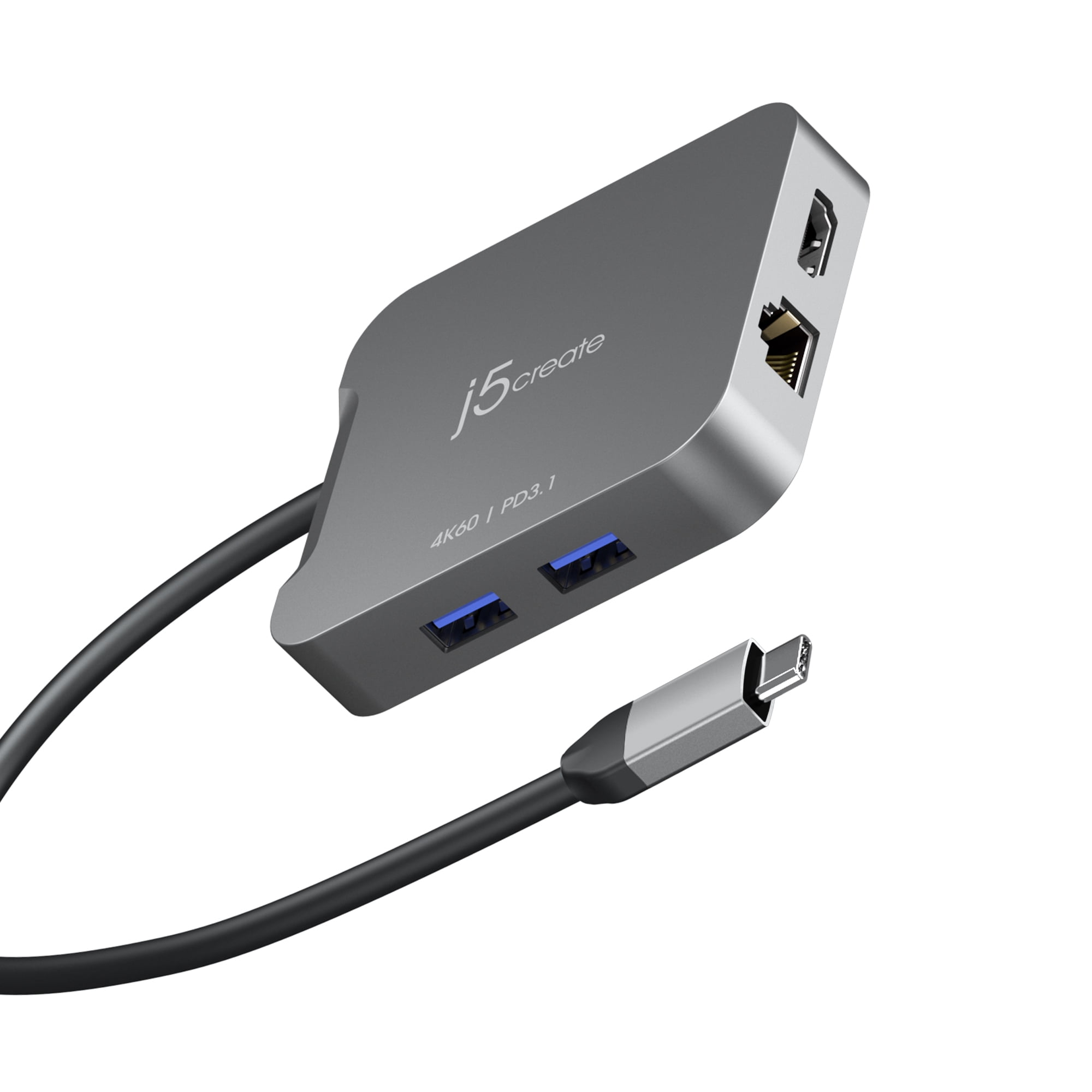 j5create  4K60 Elite USB-C Travel Adapter, JCD3191