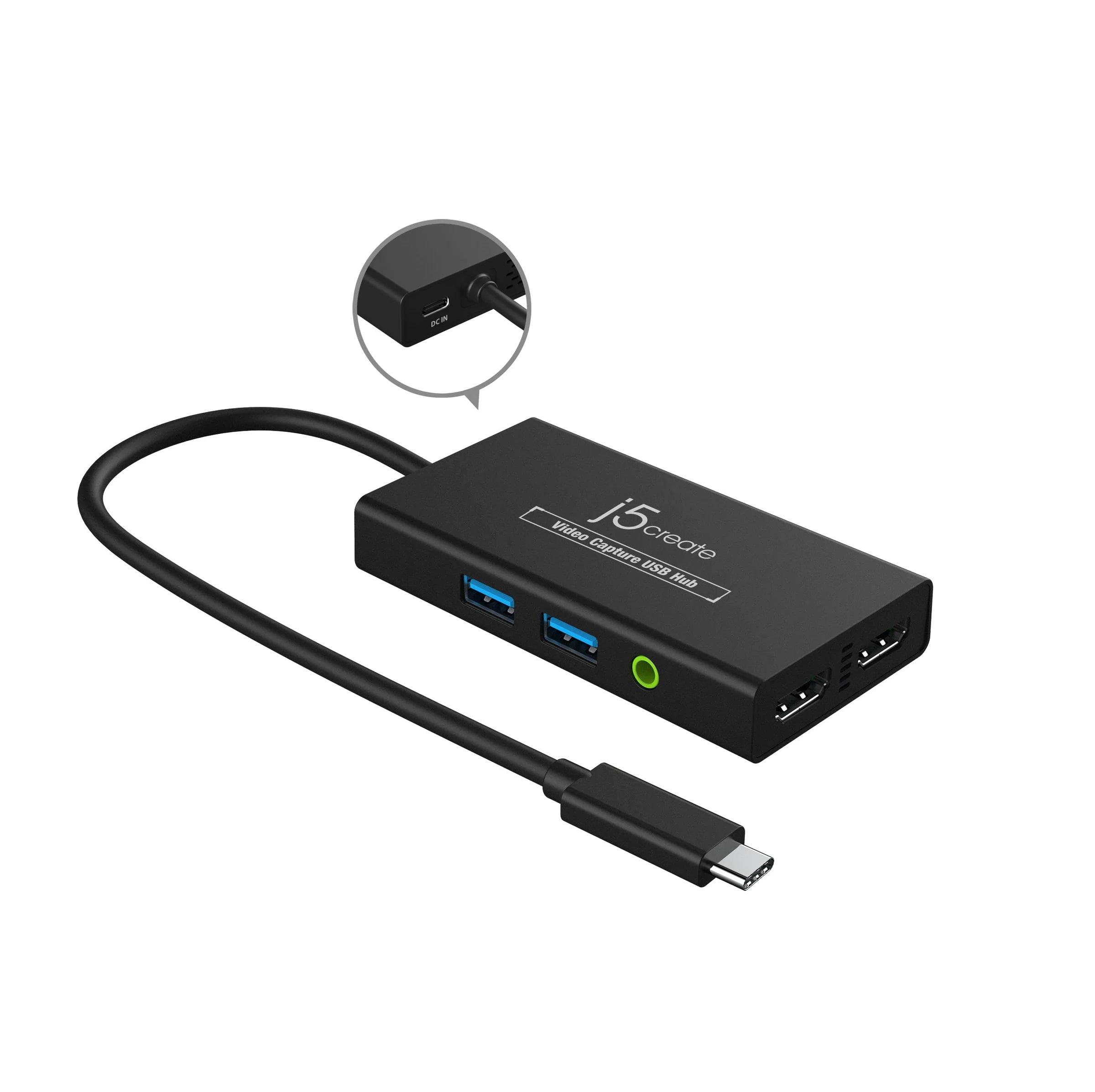 j5create Video Capture USB Hub, JVA01