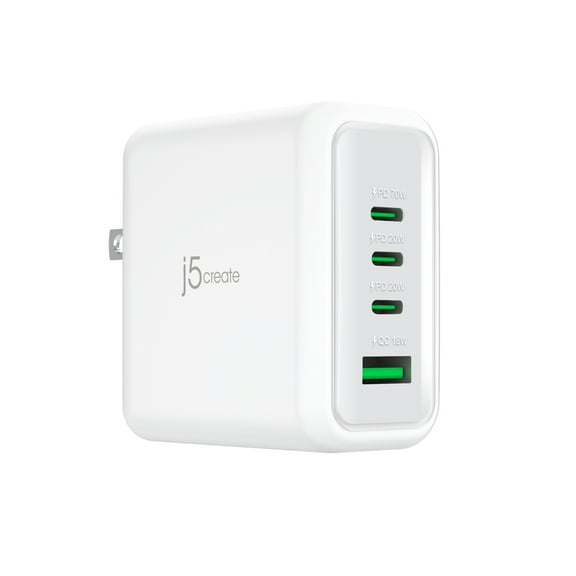 j5create, USB-C 4 Port Charger 70W GaN , JUP4370