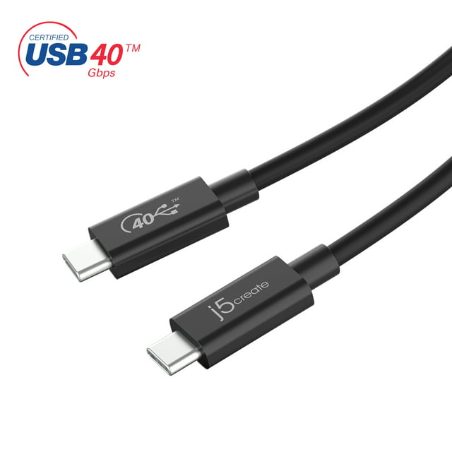 j5create Full-Featured USB-C Cable (USB4 Gen 3), JUC28L08