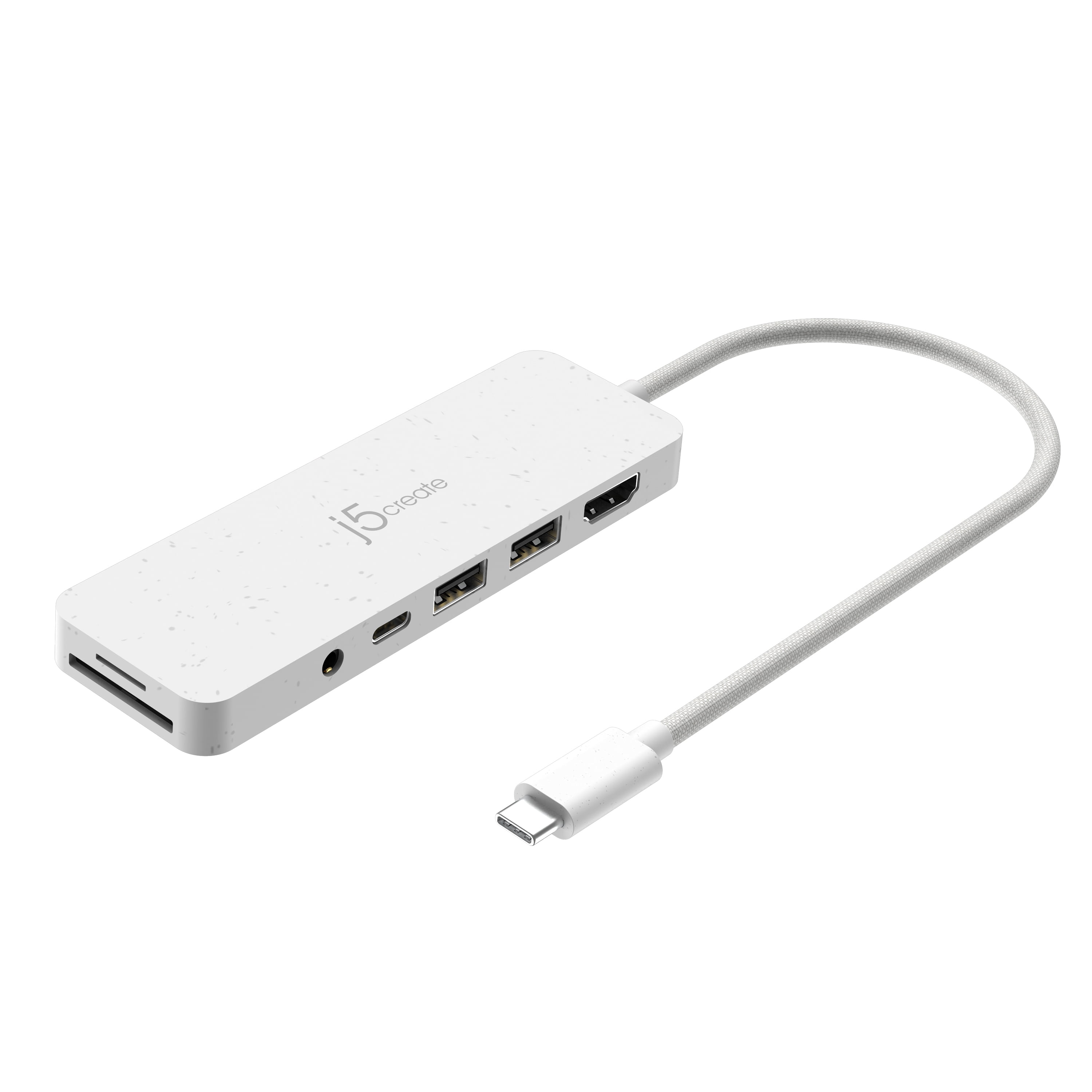 j5create USB-C Multi-Port Hub with Power Delivery, JCD373EW