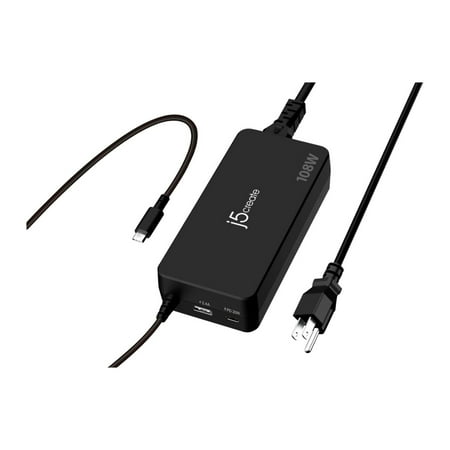 j5create - 108W PD USB-C Super Charger - Black