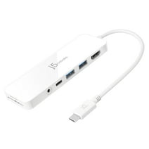 j5create USB-C® Multi-Port Hub, White, JCD373
