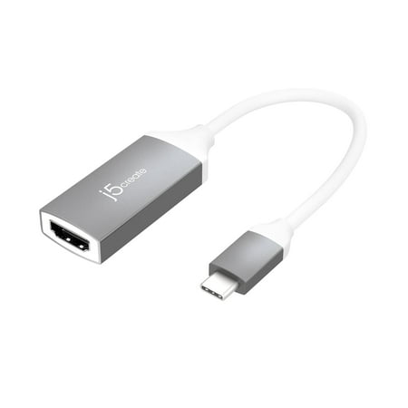 j5create - USB-C to 4K HDMI Adapter - Space Gray/White