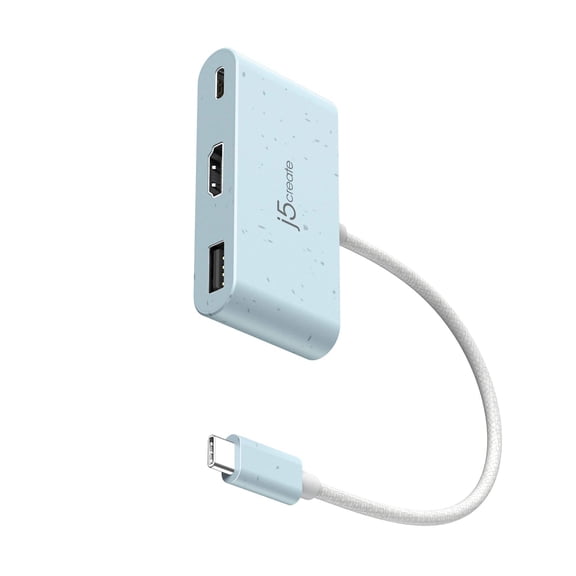 j5create USB-C to HDMI & USB Type-A with Power Delivery, JCA379EC