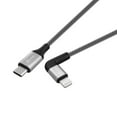 thumbnail image 1 of j5create USB -Câ„¢ to Right-Angle LightningÂ® Cable, 4ft, 1 of 6