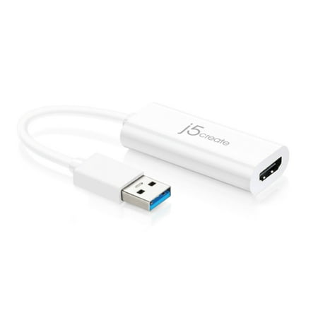 j5create - USB to HDMI Display Adapter - White