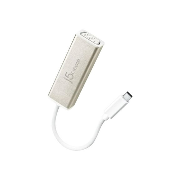 J5create USB Type-C to VGA Adapter Silver - JCA111