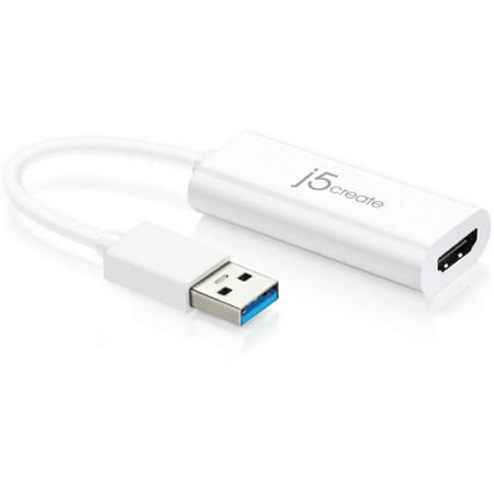 j5create - USB to HDMI Multi-Monitor Adapter - White