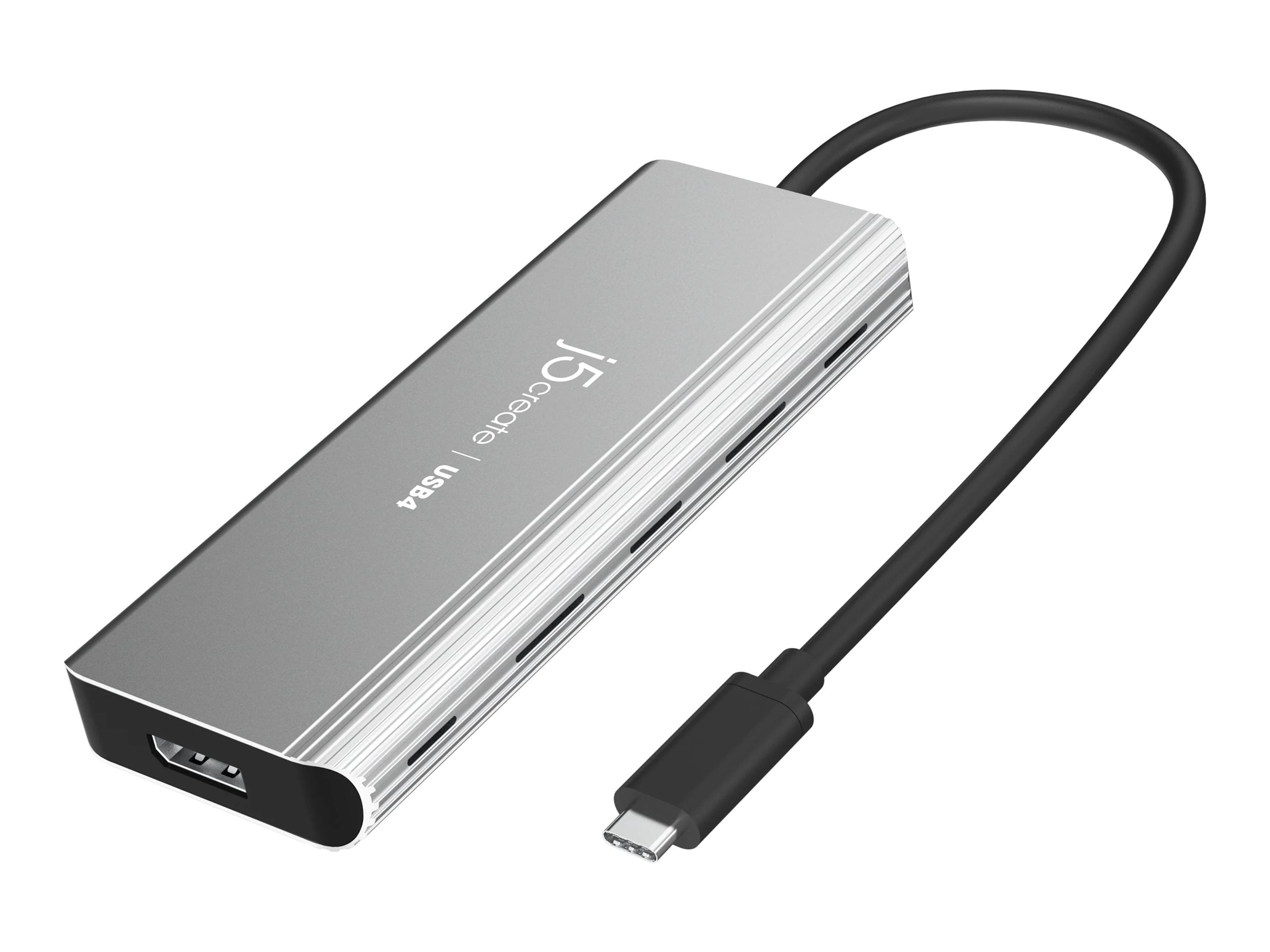 j5create JCD401 - Docking station - USB4 / Thunderbolt 4 - HDMI, DP, USB-C