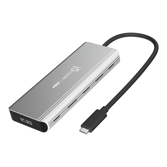 j5create JCD401 - Docking station - USB4 / Thunderbolt 4 - HDMI, DP, USB-C