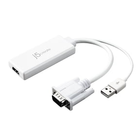 j5create VGA To HDMI Video Audio Adapter, JDA204
