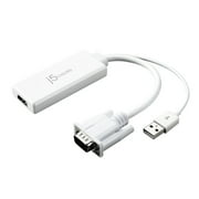j5create VGA To HDMI Video Audio Adapter, JDA204