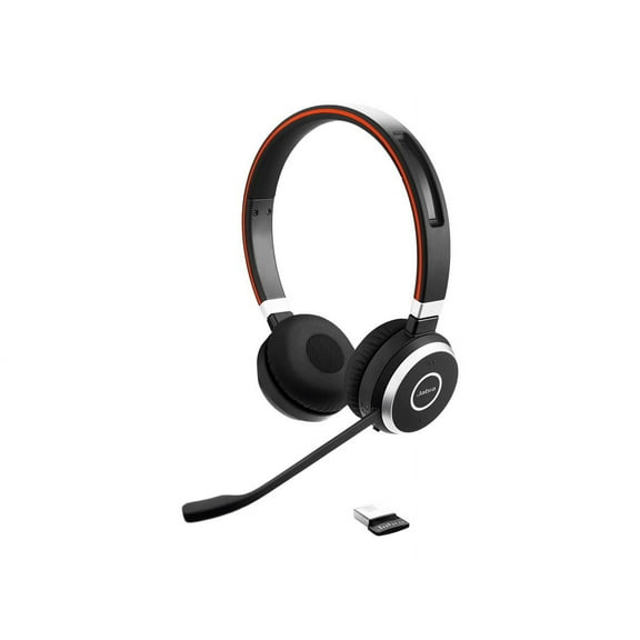jabra Evolve 65 UC Stereo Wireless Computer Headset Over-the-Head Black (6599-829-409)
