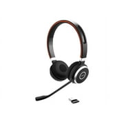 jabra Evolve 65 UC Stereo Wireless Computer Headset Over-the-Head Black 6599-829-409