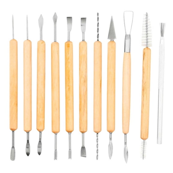 jack richeson finishing touch clay clean-up tool set, set of 11