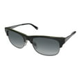 thumbnail image 1 of jack spade men's sawyes rectangular sunglasses,black,55 mm, 1 of 9