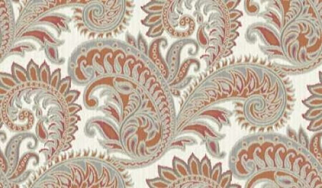 jacobian Paisley Pattern Canvas Art - Marielle Grey (12 x 18)