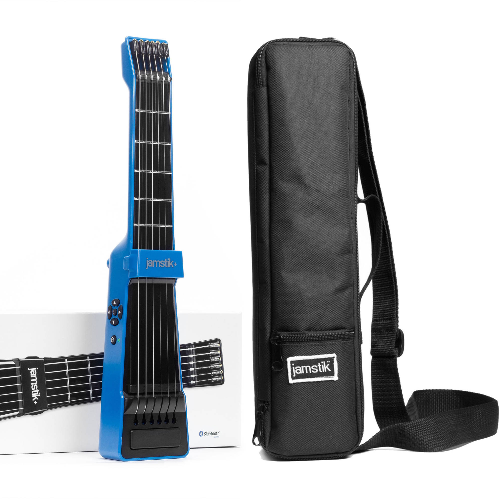 jamstik+ Portable SmartGuitar Blue with Custom Carrying Case