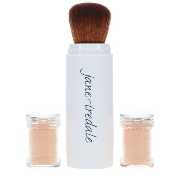 jane iredale Amazing Base Loose Mineral Powder Refillable Brush Amber 0.18 oz