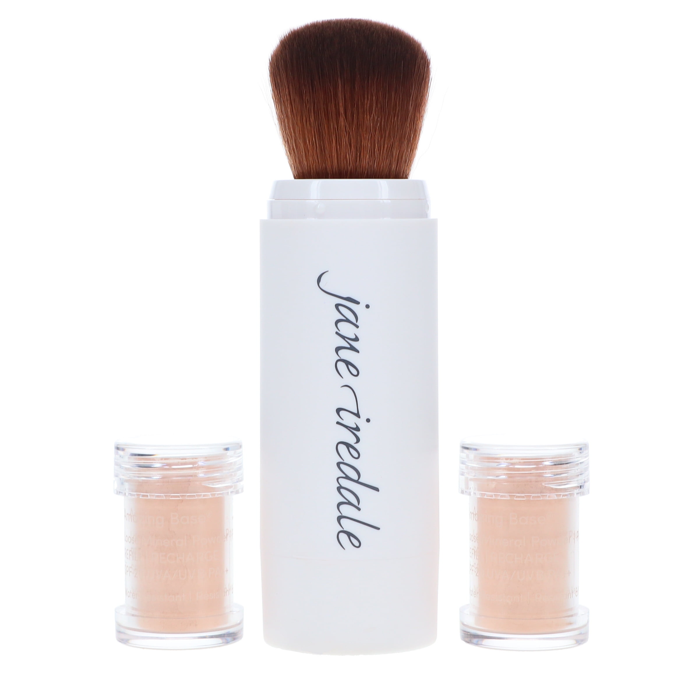 jane iredale Amazing Base Loose Mineral Powder Refillable Brush Natural 0.18 oz
