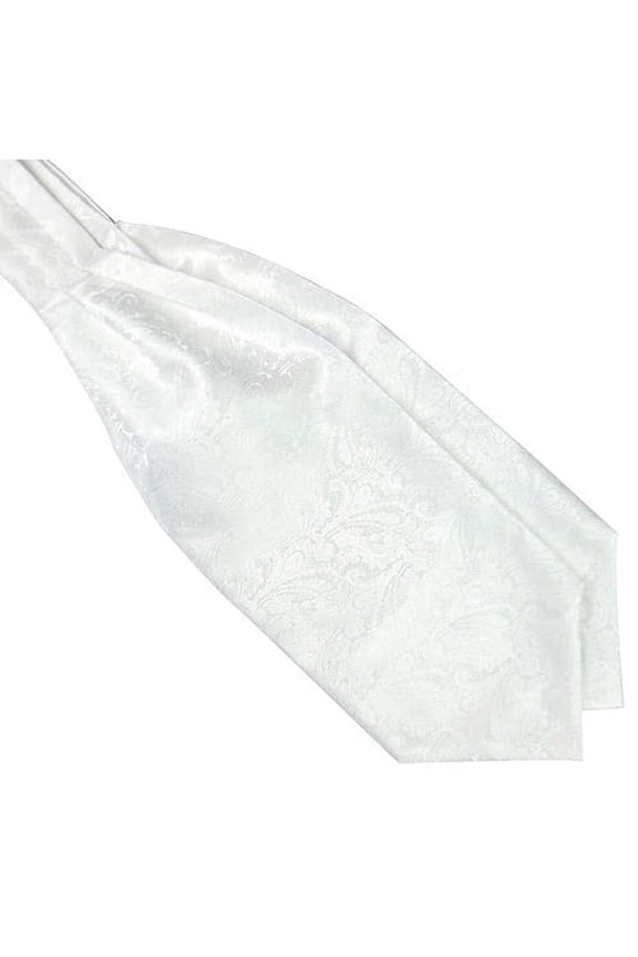 Men's Classic Colorful Silky Satin Wedding Banquet Necktie Cravat Ascot Tie