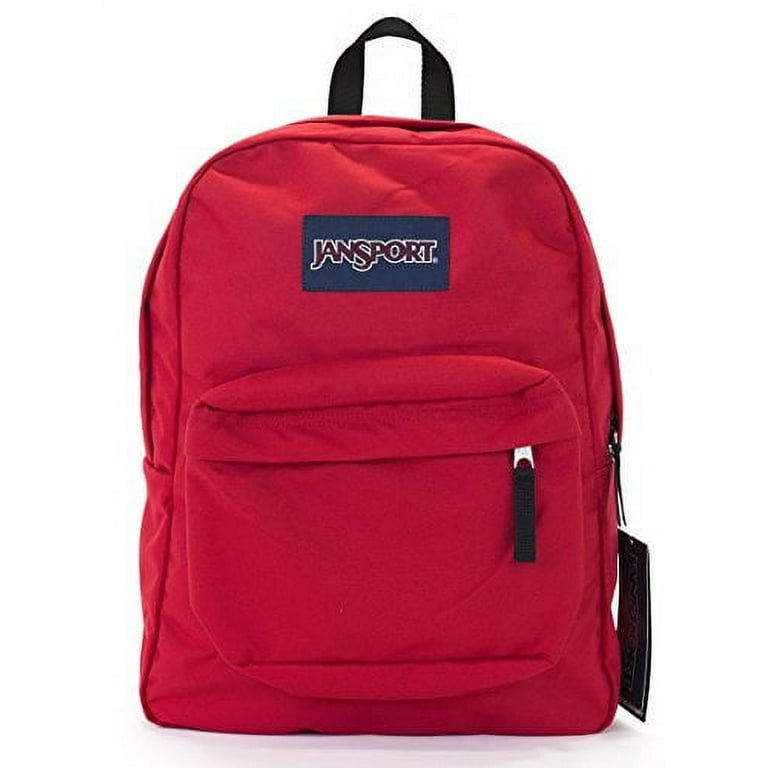 jansport superbreak backpack (red tape) 