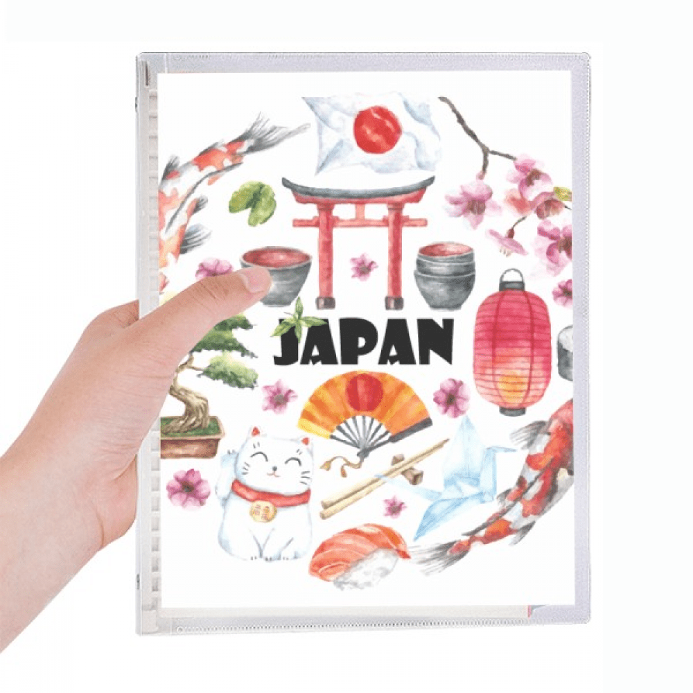 japan cute japanese style watercolor notebook loose diary refillable journal statiry