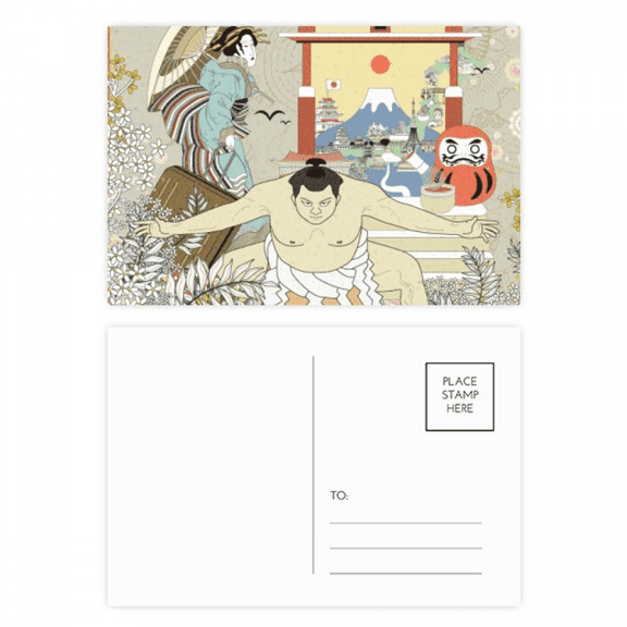 japan japanese ukiyo-e postcard set birthday mailing thanks greeting card