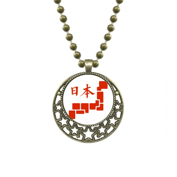 japanese character expressions tokyo games pendant star necklmoon chain jewelry