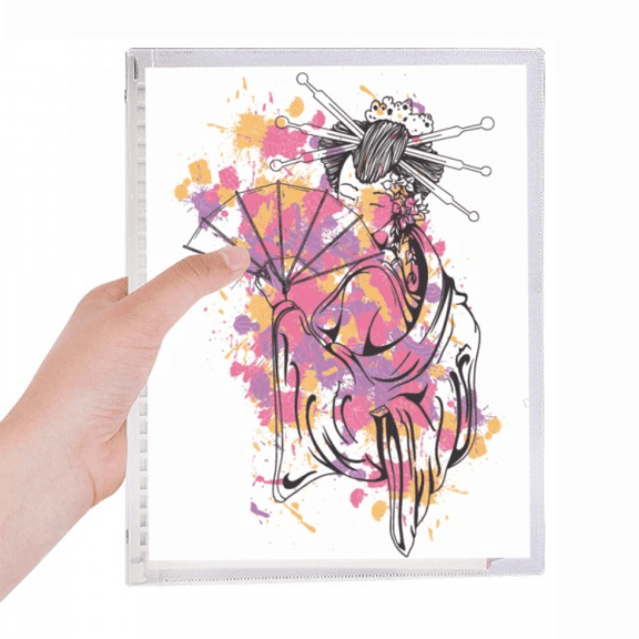 japanese culture point color geisha notebook loose diary refillable journal statiry