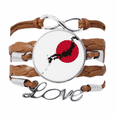 thumbnail image 1 of japanese emblem map pattern bracelet love chain ornament wristband, 1 of 4