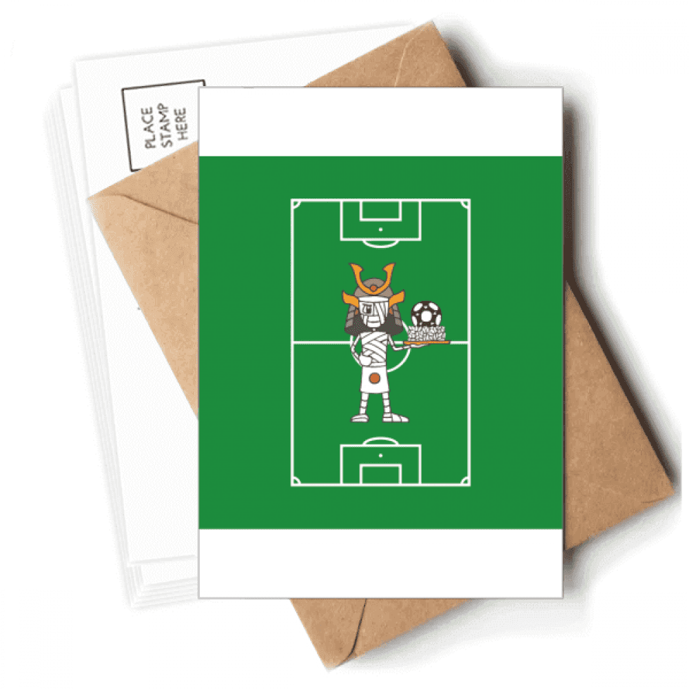 japanese shogun  soccer Postcards Envelopes Blank Note Cards Mailing
