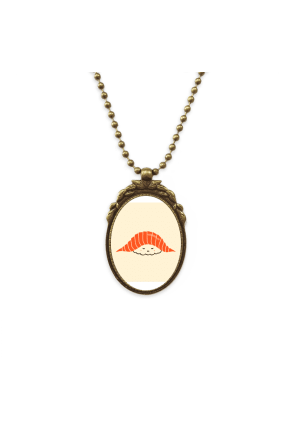 japanese sushi singmon rice ball antique necklace vintage bead pendant keychain