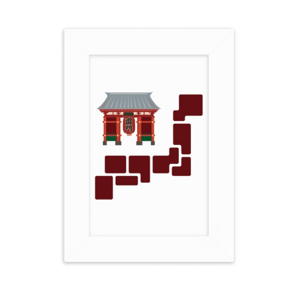 japanese symbol brick wall desktop photo frame picture display decoration art painting